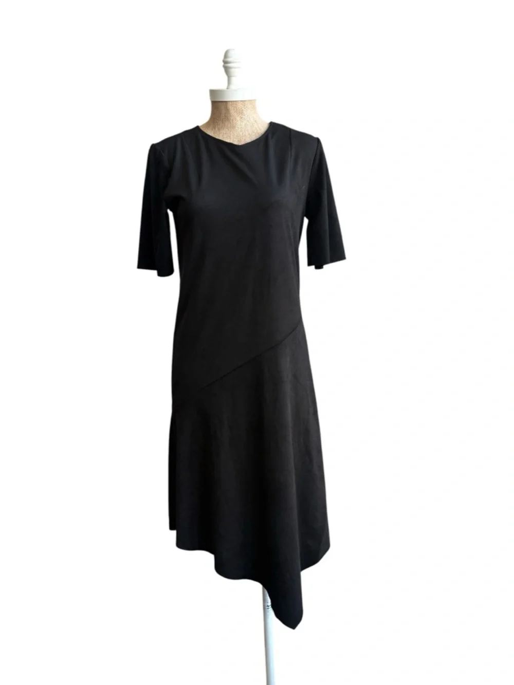 Lysse Sadie Asymmetric Dress - Black XS NWT